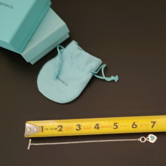 Sold Retired Tiffany Love Heart Toggle Bracelet - Picture 6 of 7